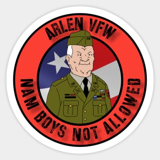 Cotton’s VFW Sticker